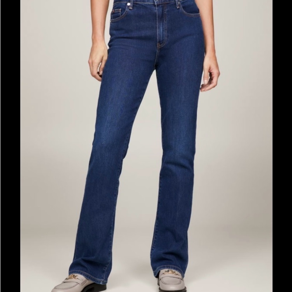 Tommy Hilfiger Blue Flare & Wide Leg Jeans